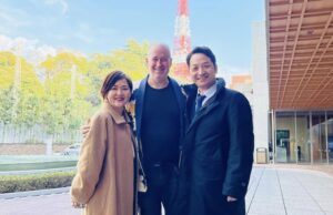 ジェームス スキナーさんと、久しぶりのランチ